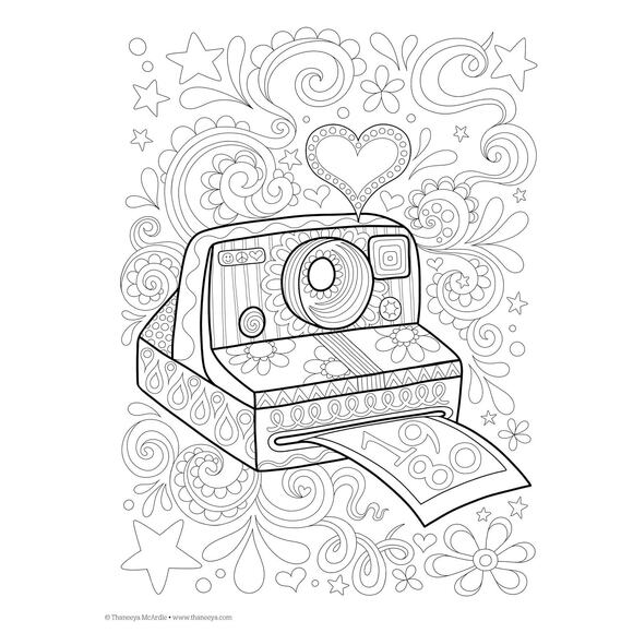 Adult Coloring Book Exotic Animals & Hipsters Retro Bundle Set - Picture 11 of 13